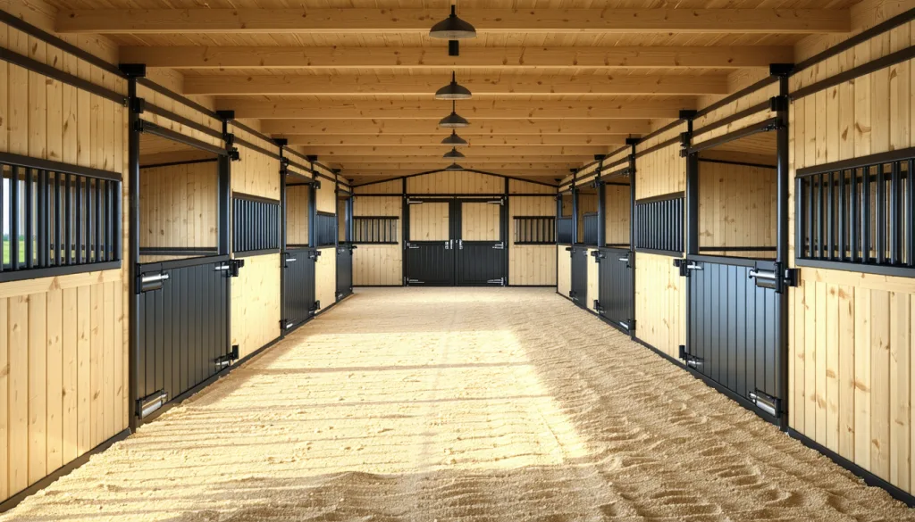 découvrez les dimensions recommandées et les réglementations essentielles pour la construction de boxes à chevaux, assurant confort et sécurité pour vos animaux.