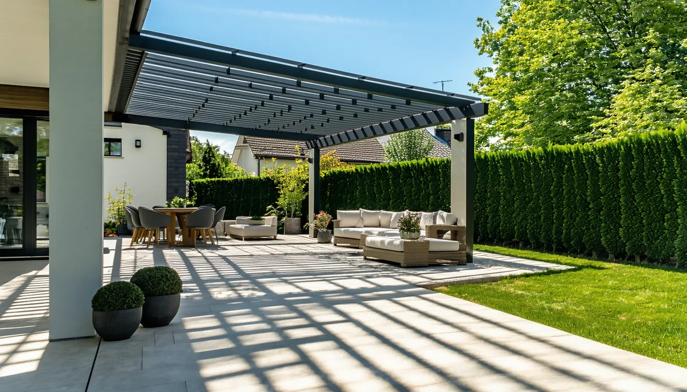 découvrez les règles légales à respecter pour construire une pergola en limite de propriété et éviter tout litige avec vos voisins.