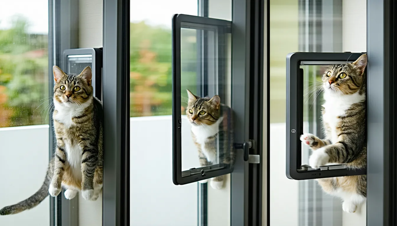 découvrez les étapes essentielles pour installer facilement une chatière sur une baie vitrée et permettre à votre chat de sortir en toute autonomie.