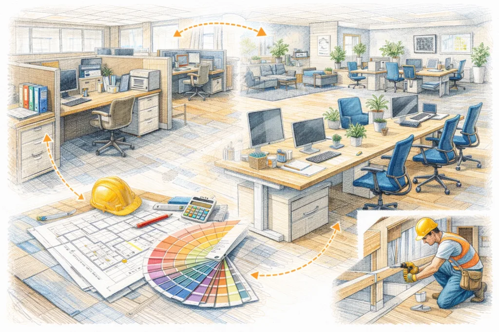 Agencement de bureaux