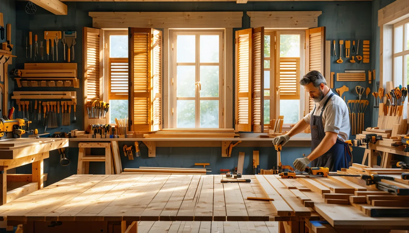 apprenez étape par étape comment fabriquer vous-même des persiennes en bois, avec des conseils pratiques et des astuces pour un résultat durable et esthétique.