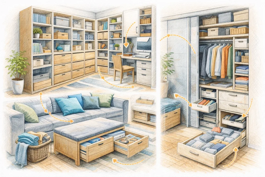 Le rangement, un choix indispensable dans la rénovation d'un bien immobilier