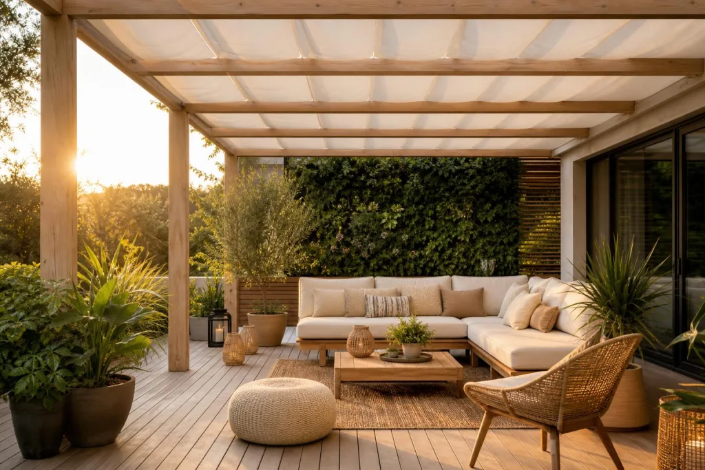 découvrez des idées originales de bâches et toits de pergola pour aménager et protéger votre terrasse avec style et confort.