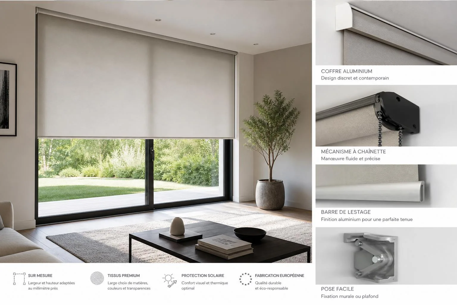 découvrez comment choisir des stores enrouleurs sur mesure adaptés à vos besoins, alliant style, fonctionnalité et qualité pour sublimer votre intérieur.