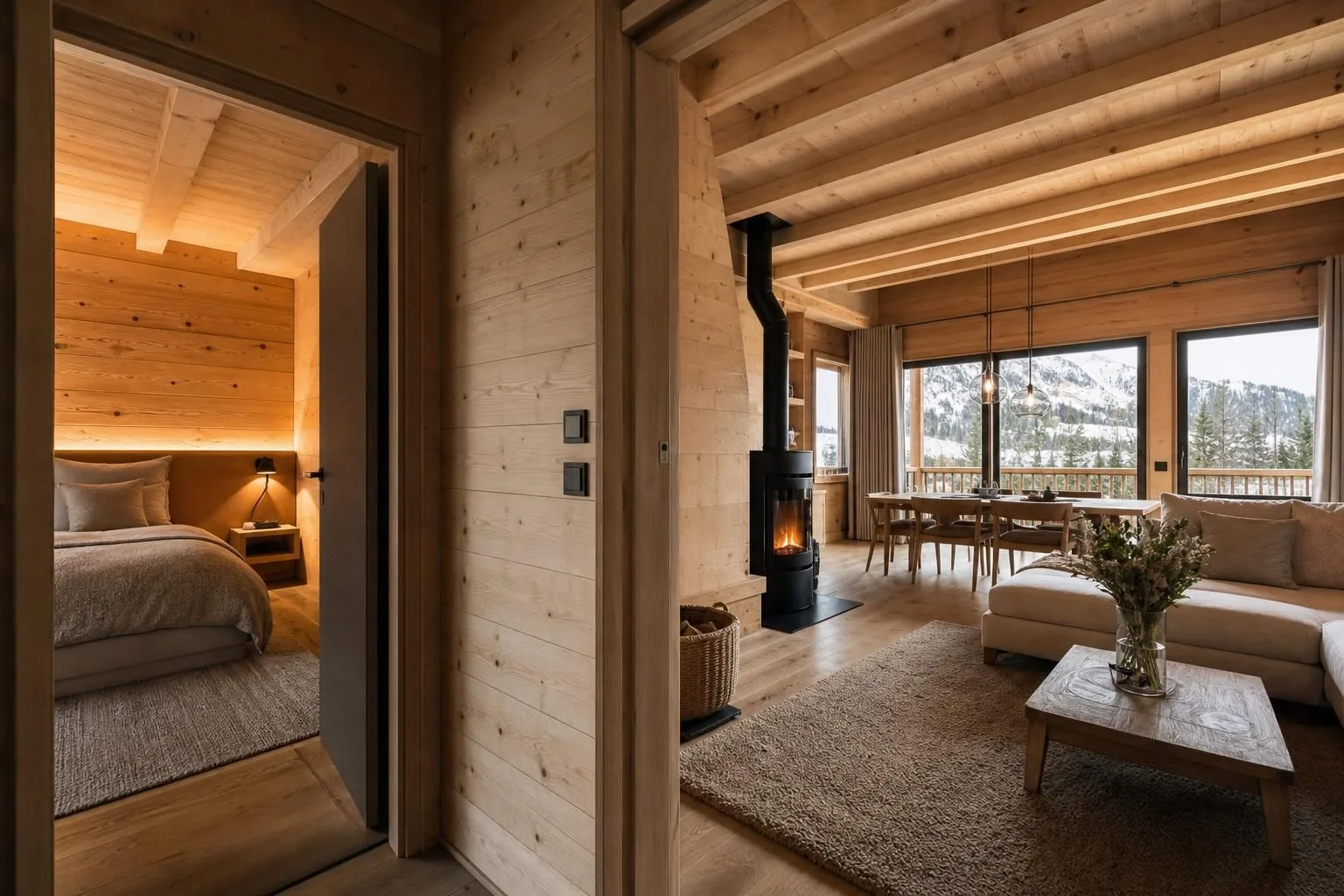 découvrez notre chalet en bois habitable sur mesure, alliant isolation acoustique optimale et performances énergétiques pour un confort exceptionnel toute l'année.