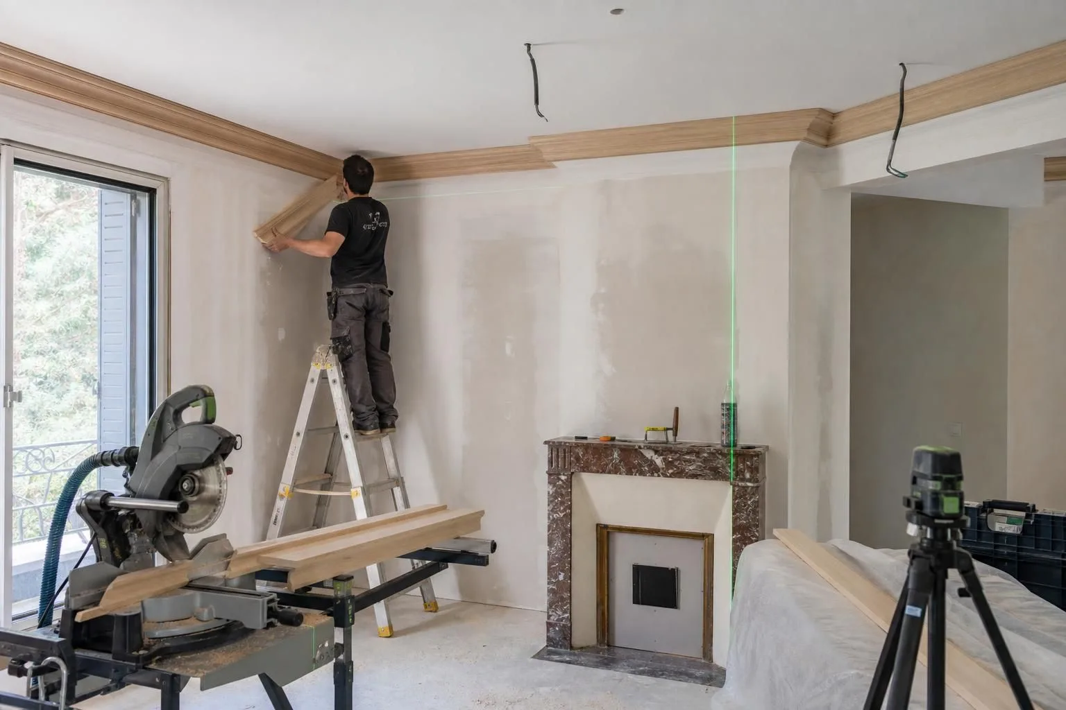 découvrez comment poser des moulures de plafond en bois facilement grâce à notre guide étape par étape, pour embellir et personnaliser votre intérieur avec style.