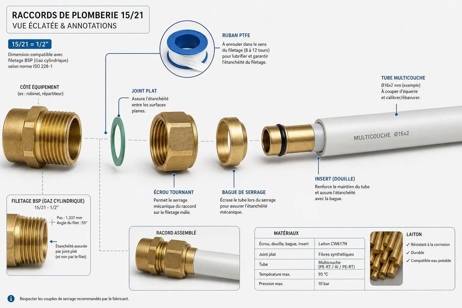 découvrez tout ce qu'il faut savoir sur les dimensions et raccords en plomberie 15/21 pour réussir vos installations avec précision et simplicité.
