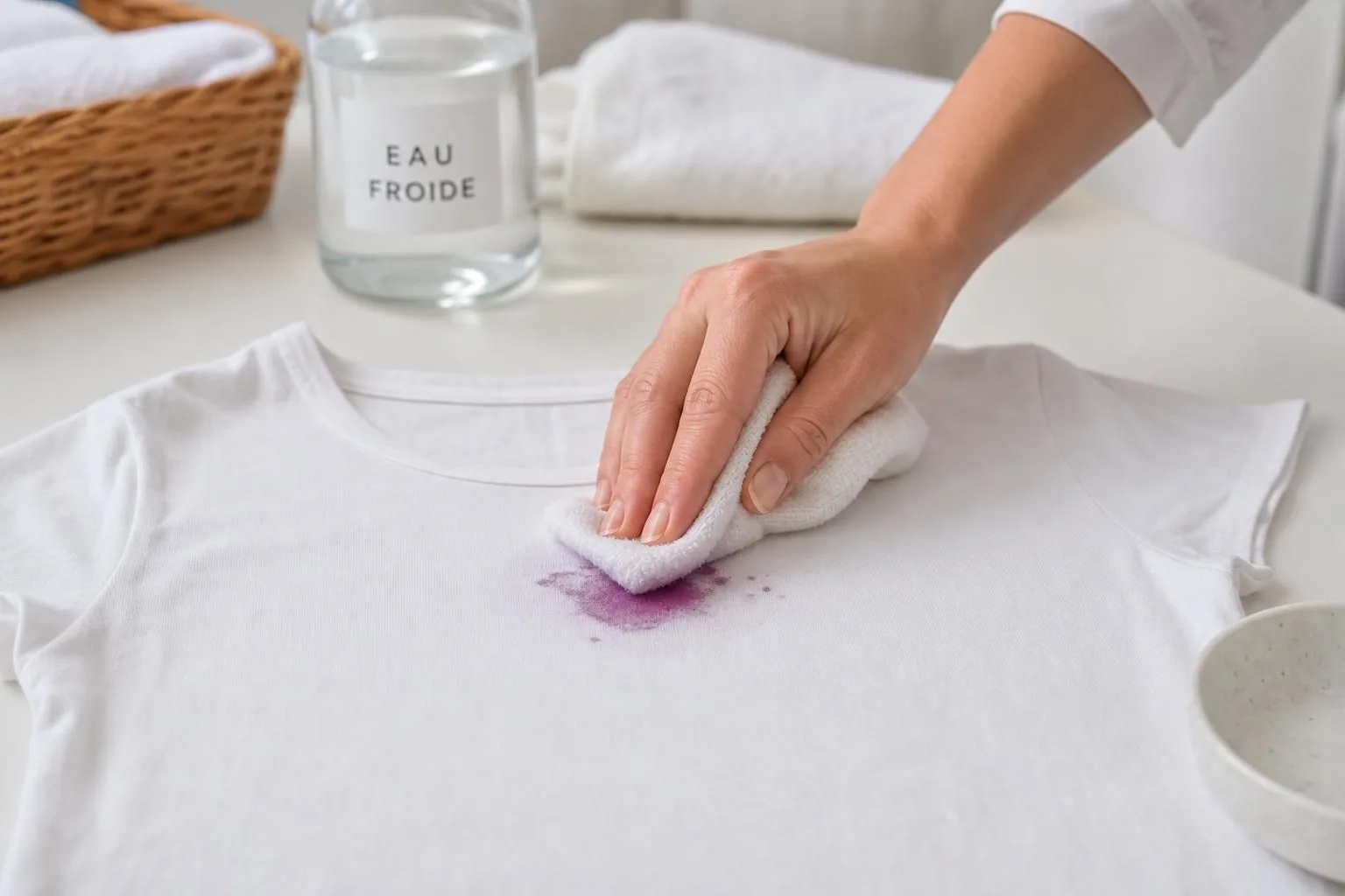 découvrez des méthodes efficaces pour enlever une tache de coloration sur un vêtement blanc et retrouver la pureté de vos tissus facilement.