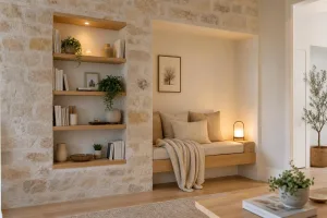 découvrez comment aménager une niche murale ou un renfoncement de cloison pour créer un coin cosy et chaleureux dans votre intérieur.