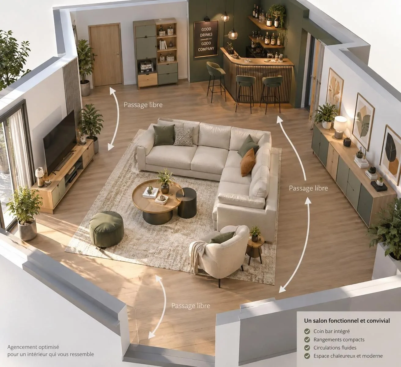 découvrez comment créer un coin bar dans votre salon : idées d’aménagement, choix du mobilier et conseils déco pour un espace convivial et élégant.